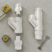 Split Style Y Connector for Lead-in Conduits PVC Pipe Fittings Durable Connector