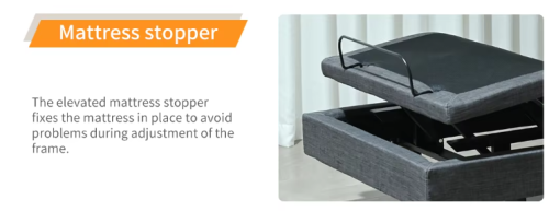 Multifunction adjustable bed massage bed with skirt