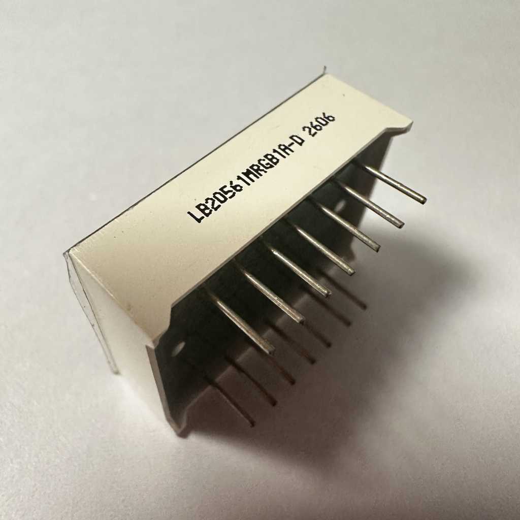 Ultrahelle RGB-7-Segment-LED-Anzeige, 2-stellig, 14,2 mm gemeinsame Kathode, für Haushaltsgeräte