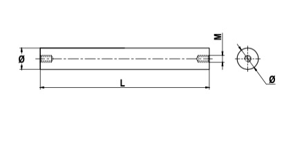 magnetic bar with different ends design (12000-15000Gauss)
