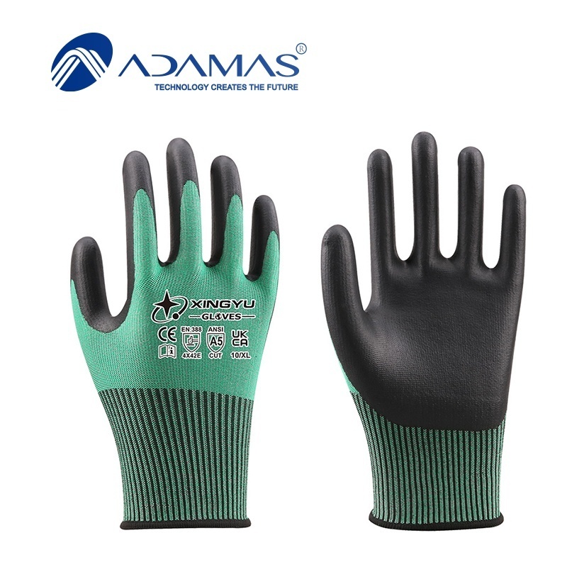 AM1505 15G ADAMAS Liner Nitrile Microfoam Coated Gloves