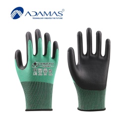AM1505 15G ADAMAS Liner Nitrile Microfoam Coated Gloves