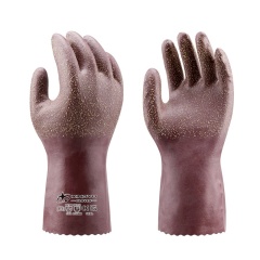 L7100 Cotton Interlock Latex Granular Gloves