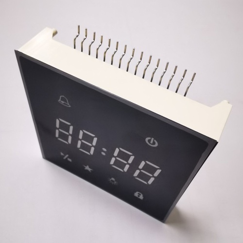 Display LED de 7 segmentos ultra azul/vermelho personalizado T120C com 4 dígitos para forno.