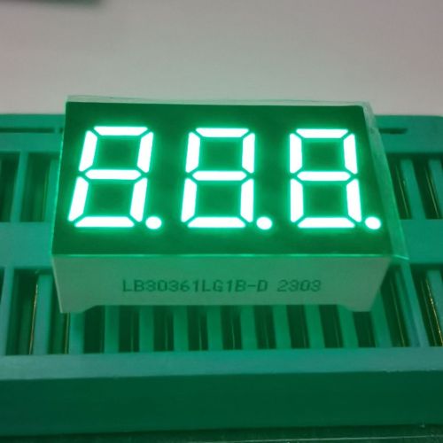 온도/습도 표시기용 초고휘도 오렌지색 0.36인치 3자리 7세그먼트 LED 디스플레이 공통 음극