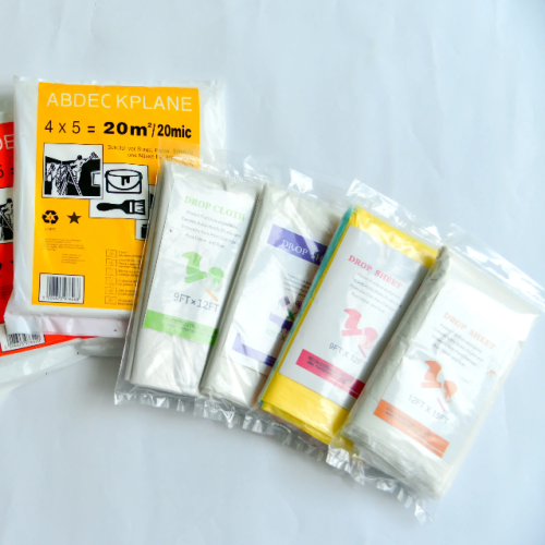 7micx4Mx7M PE Dust-Proof Film; 4Mx7M Protecting Film; 7mic Per-Taped Film;7mic Drop Cloth