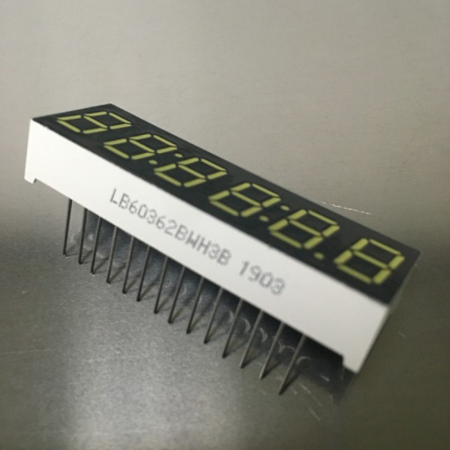 Display a LED a 7 segmenti da 9,2 mm, bianco ultra luminoso, a 6 cifre, anodo comune per timer