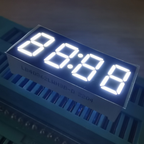 Petit écran d'horloge à LED vert super brillant à 7 segments et à cathode commune de 0,3" à 4 chiffres