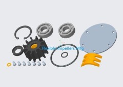 Raw Sea Water Pump repair kit for Jabsco 1673 Series 1673-0001 1673-1001