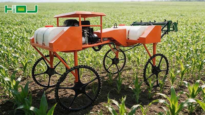 Como a capacidade do tanque afeta a eficiência do pulverizador agrícola