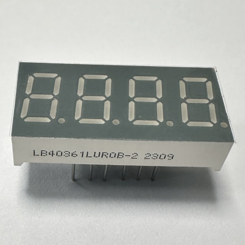 0.36 inch 4 Digit Ultra Bright Red 7 Segment LED Display Common Cathode for Electronics