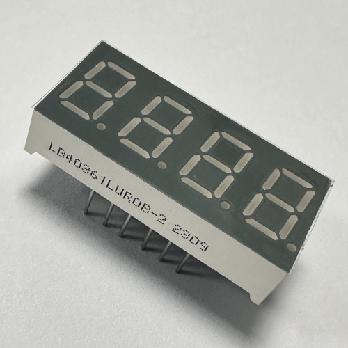 0.36 inch 4 Digit Ultra Bright Red 7 Segment LED Display Common Cathode for Electronics