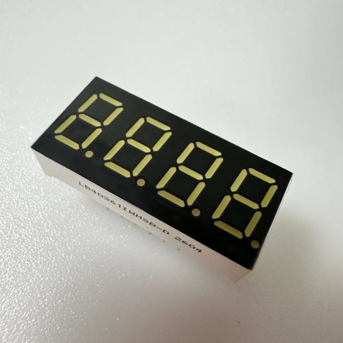 4 Digit 9.2mm Ultra Bright White Common Anode 7 Segment LED Display for Process Control