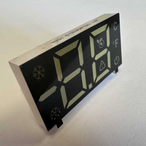 Customized 7 Segment LED Display 2 Digit White/Red/Green for Digital Fridge Controller