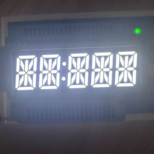 초고휘도 백색 5자리 영숫자 14세그먼트 LED 디스플레이, 13.8mm