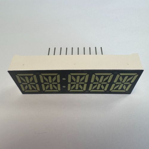 초고휘도 백색 5자리 영숫자 14세그먼트 LED 디스플레이, 13.8mm