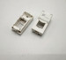 White standard 1 port french Type wall shutter faceplate 22.5*45mm