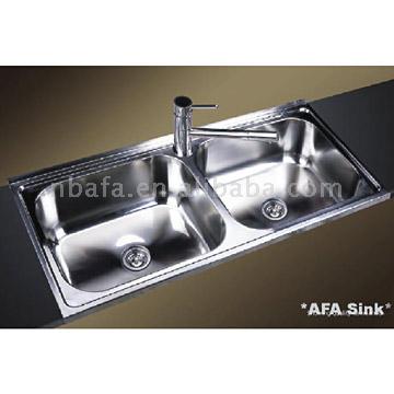 Double Stainless Steel Sinks