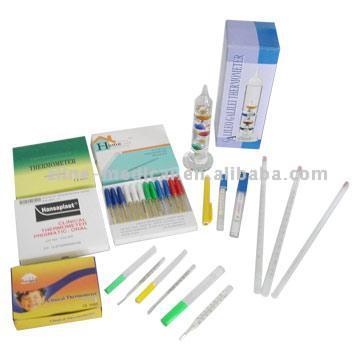 Mercury Thermometers. B1, B1a, B2, B2a. High accuracy thermometer.