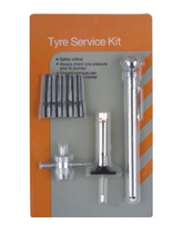 Visual tire cap pressure gauge Tyre Serive Kit