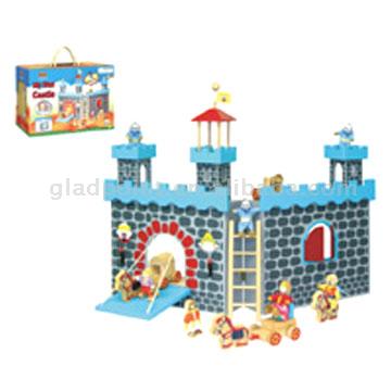 Wooden Castle Play Set