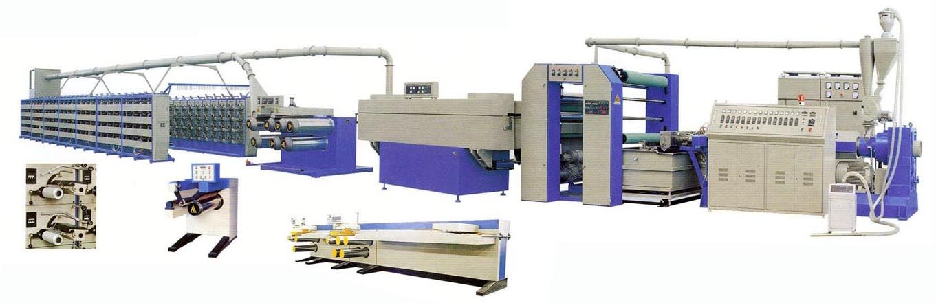 PP/PE Woven Bag/sack Baling Machine and flat yarn making machine