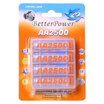 Ni-MH Batteries AA 2500mAh
