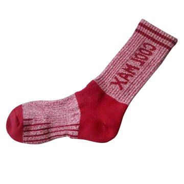 Red coolmax sock 
