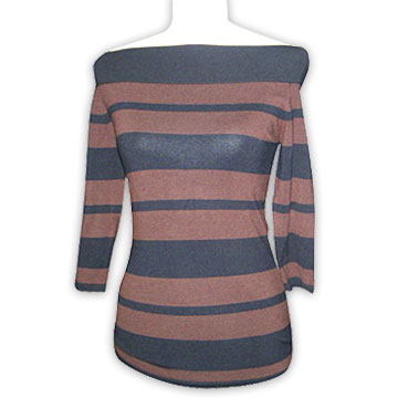 Ladies' striped blouse 