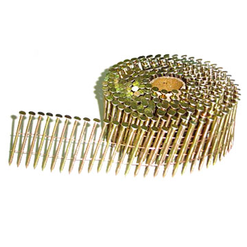 15-Degree Flat Coil Wire Collated Nails