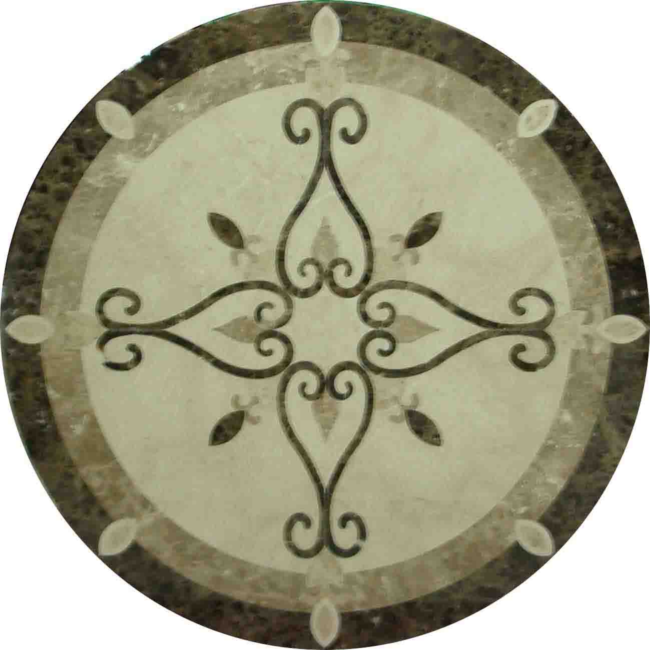 Water jet medallion