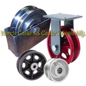 V Groove Caster Wheels
