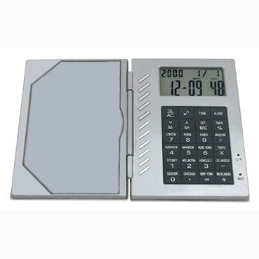 Cardcase Calculator w- Calendar Clock