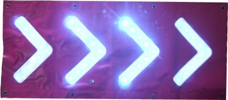 LED Flashing traffic arow  