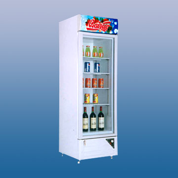 beverage supply display case 