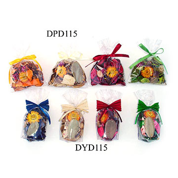 Plastic potpourri bag 