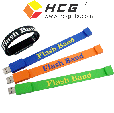 USB Silicone Bracelet USB wrist band