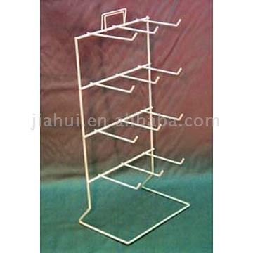 White Coated Wire Counter Top Racks