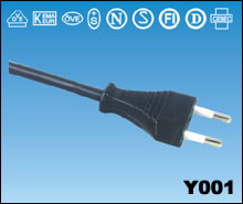 European VDE Power Cord 