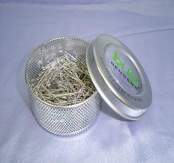 Round Box With Paper Clips