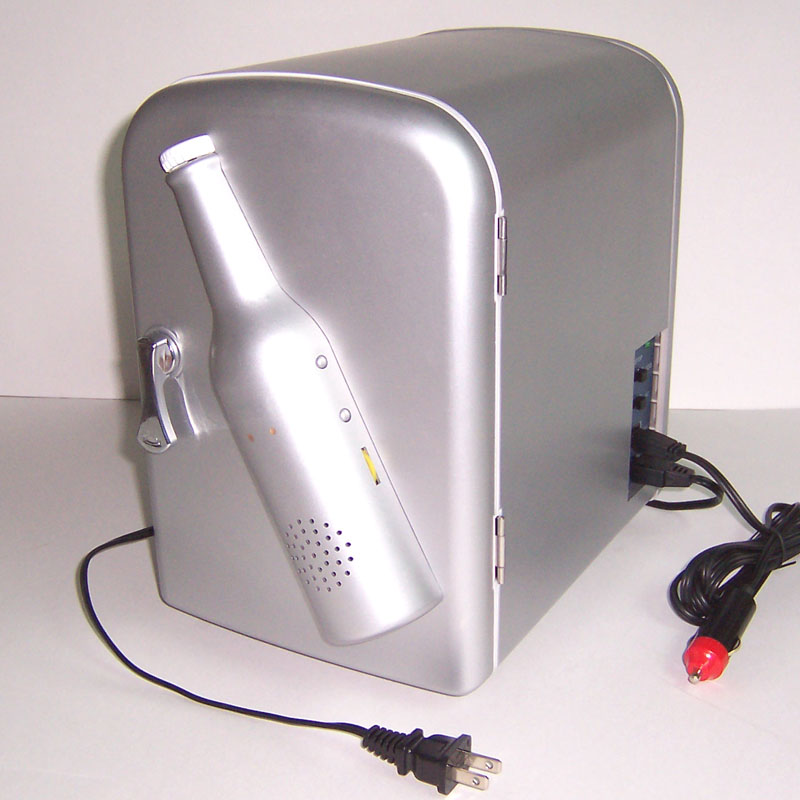 4 Liter Mini Fridge With Bottle-shape Radio