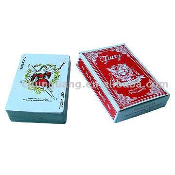 Plastic Coated Bridge Sized Playing Cards