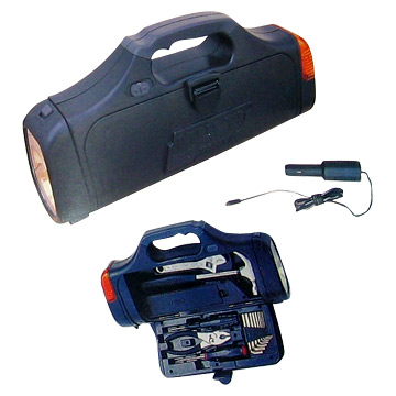 Multifunctional Tool Kit With Torches
