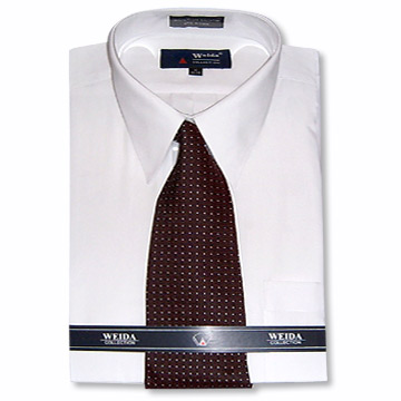 Men's white dress shirt 