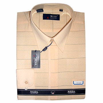 Men's khaki casual shirt 