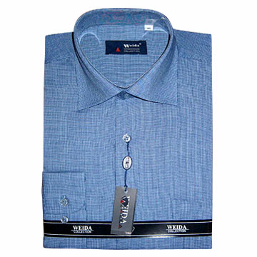 Men's blue casual shirt 