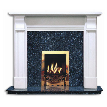 Imitation Stone Fireplace