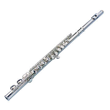Silver plated key flute 