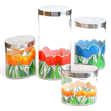 Ellipse Storage Container Set with Decal