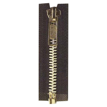 No. 10 Open-End Aluminum Zippers